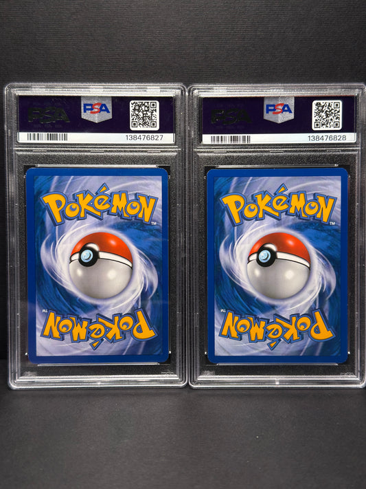 2010 Heartgold & Soulsilver Holo Lugia Legend #113 #114 Sequential PSA 6 & PSA 7