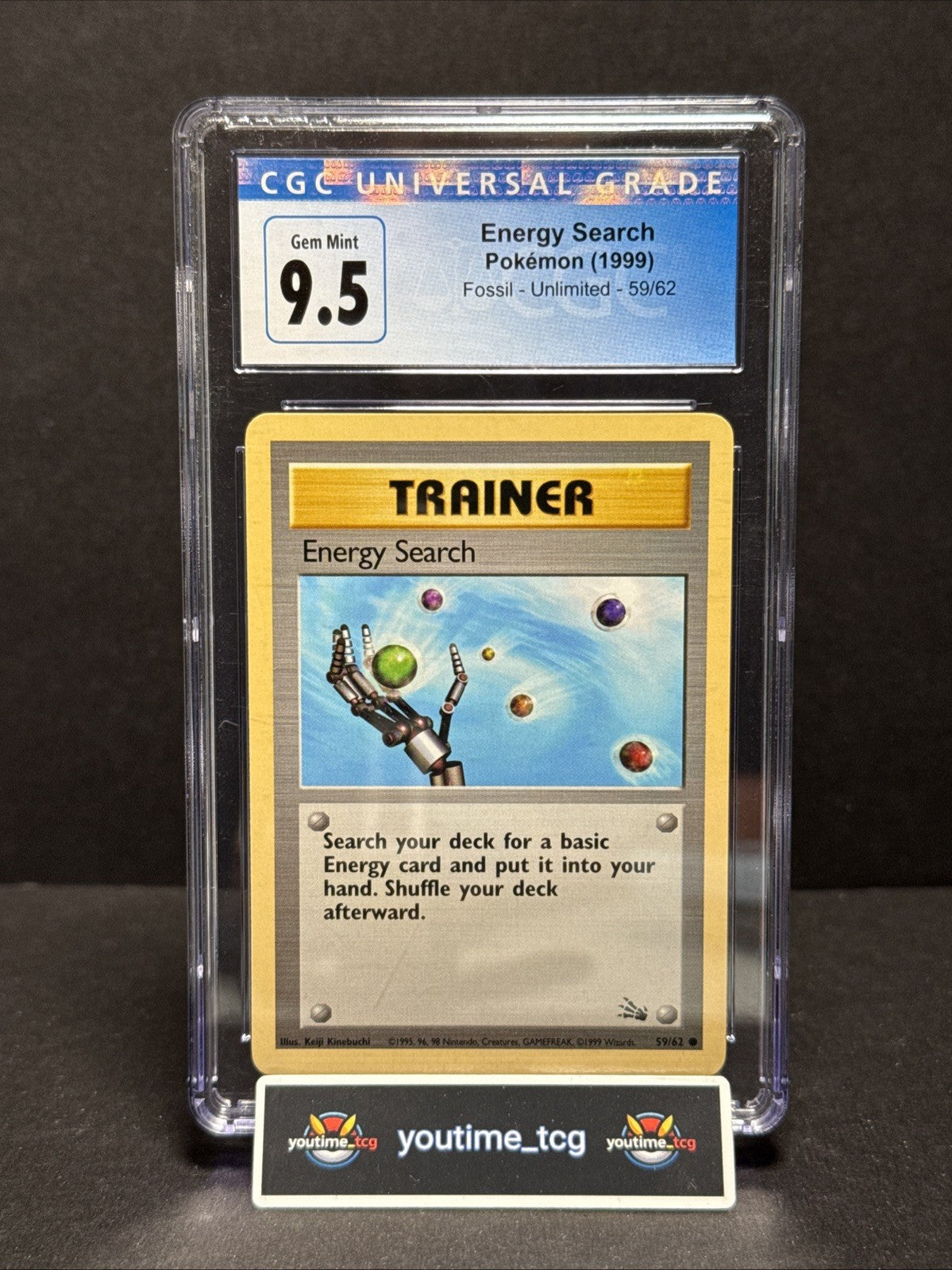 1999 Fossil Energy Search #59 CGC 9.5