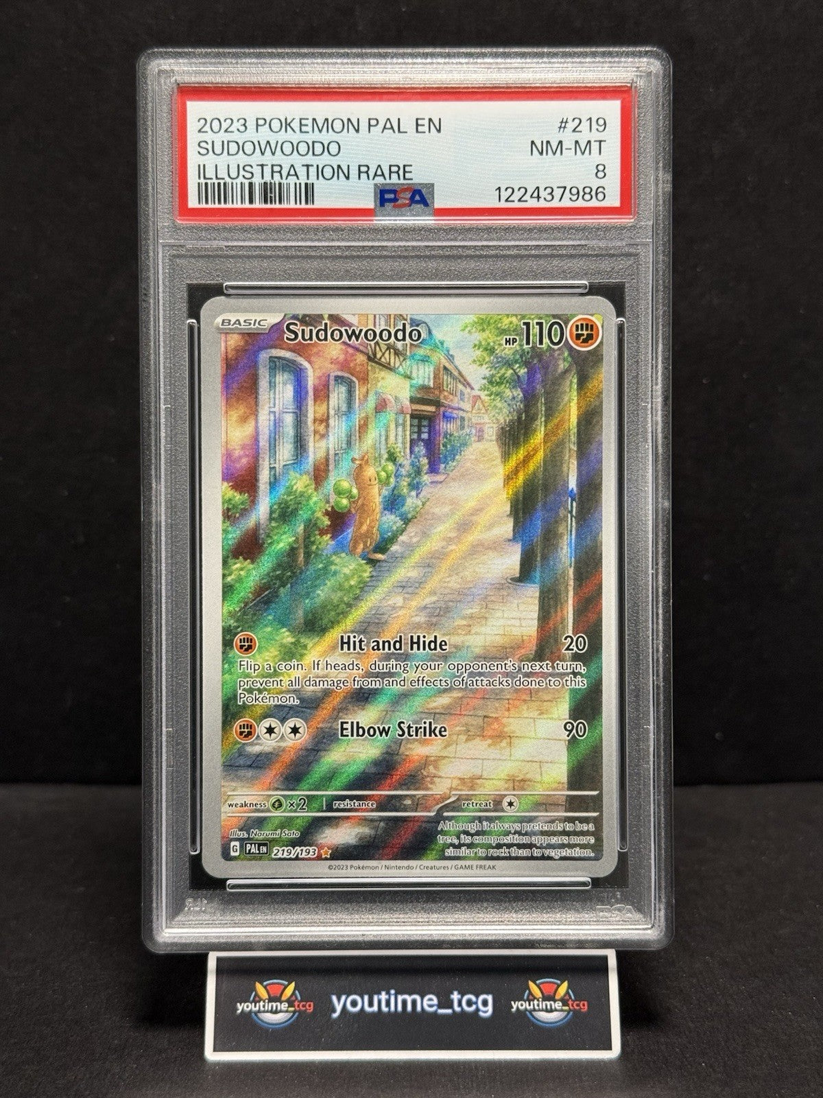 2023 Pokemon Pal En-Paldea Evolved Illustration Rare Sudowoodo #219 PSA 9
