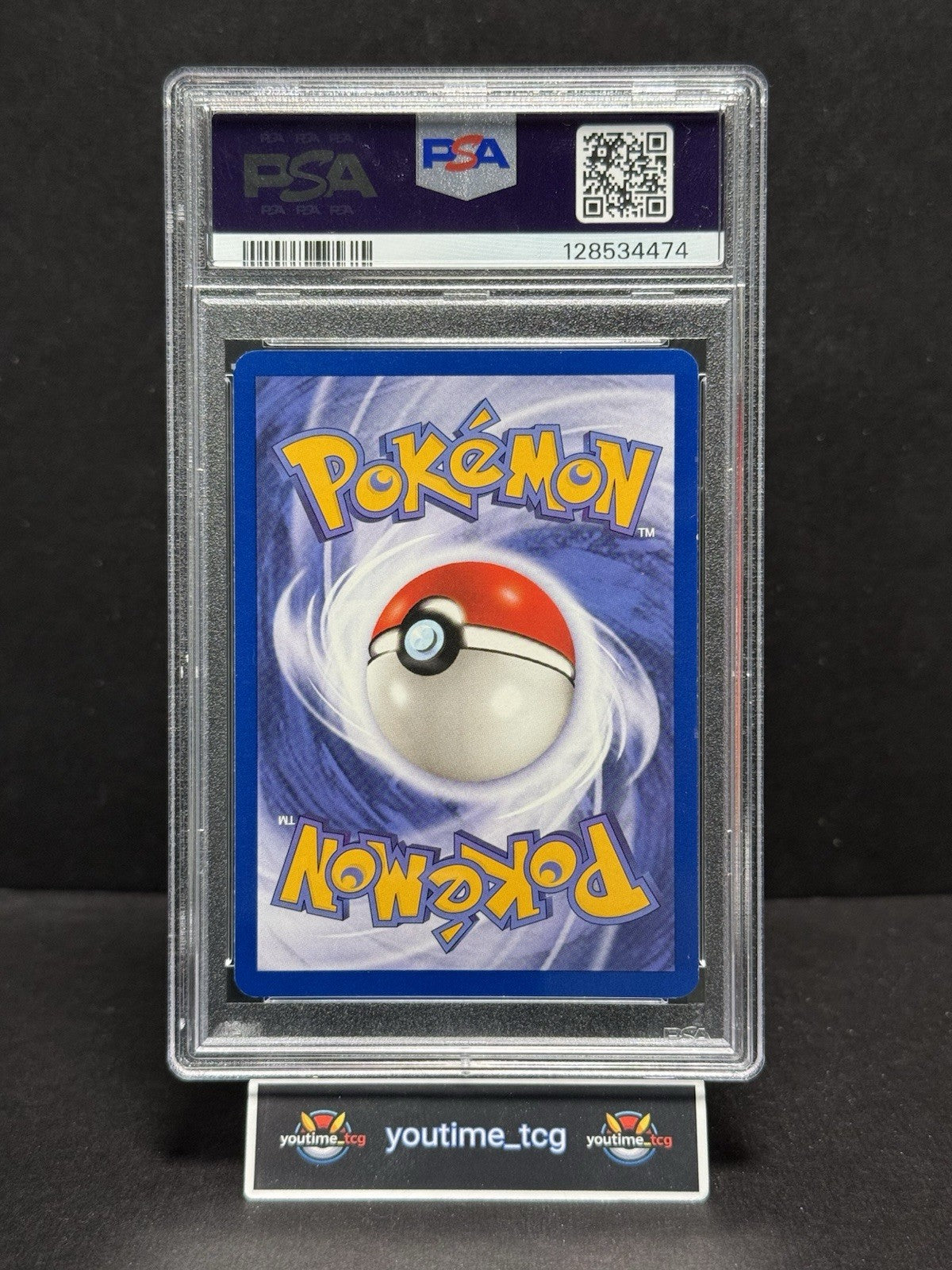 2000 Pokemon Rocket 1st Edition Dark Dragonair #33 PSA 8