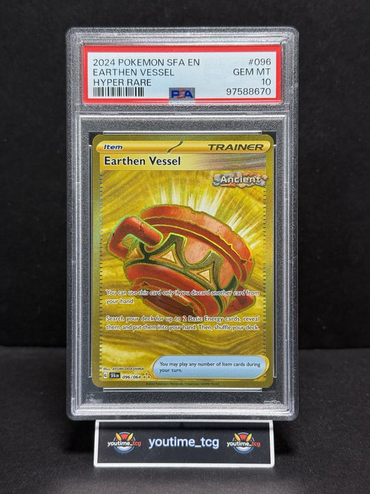 2024 Pokemon Sfa En-Shrouded Fable Hyper Rare Earthen Vessel #096 PSA 10