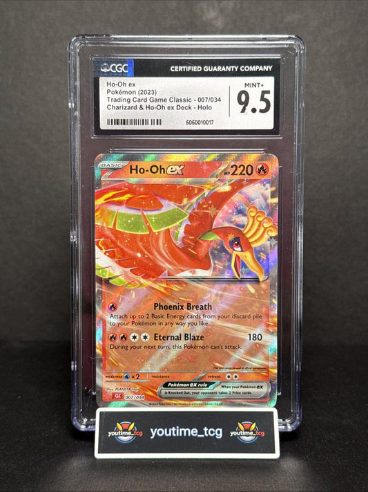 2023 Trading Card Game Classic Ho-Oh ex #007 CGC 9.5