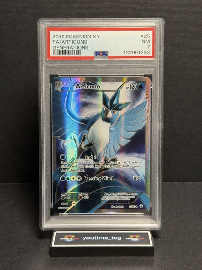 2016 Pokemon Xy Generations Fa Articuno #25 PSA 7
