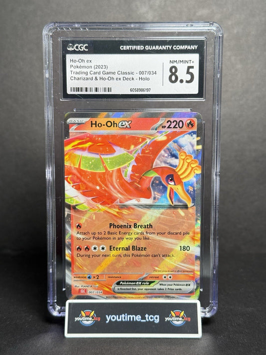 2023 Trading Card Game Classic Ho-Oh ex #007 CGC 8.5