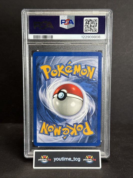 1999 Pokemon Game 1st Edition Holo Machamp #8 PSA 7