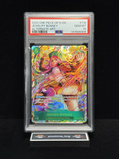 2025 One Piece Op12-Legacy Of The Master Jewelry AA Bonney #118 PSA 10