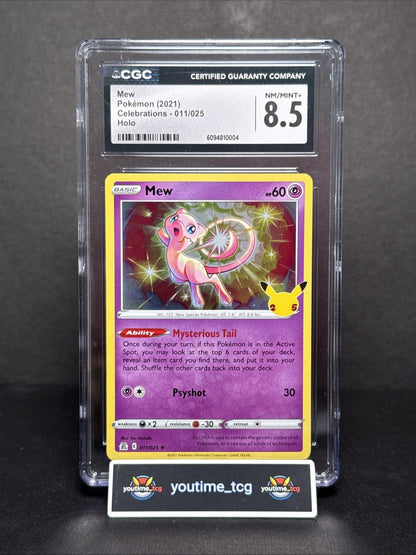 2021 Celebrations Mew #011 CGC 8.5