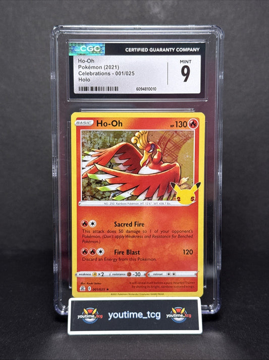 2021 Celebrations Ho-Oh #001 CGC 9