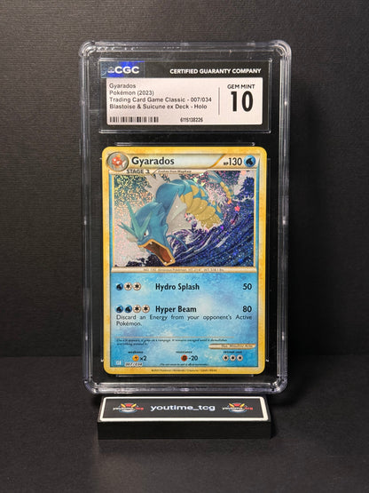2023 Pokemon Trading Card Game Classic Gyarados #007/034 CGC 10
