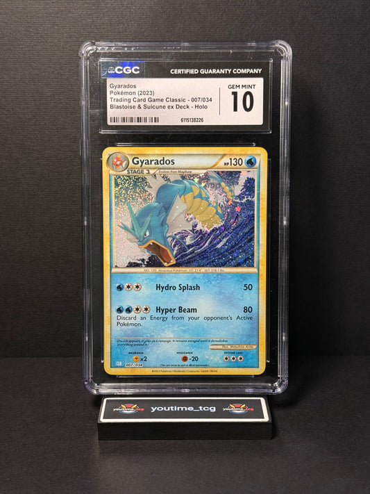 2023 Pokemon Trading Card Game Classic Gyarados #007/034 CGC 10