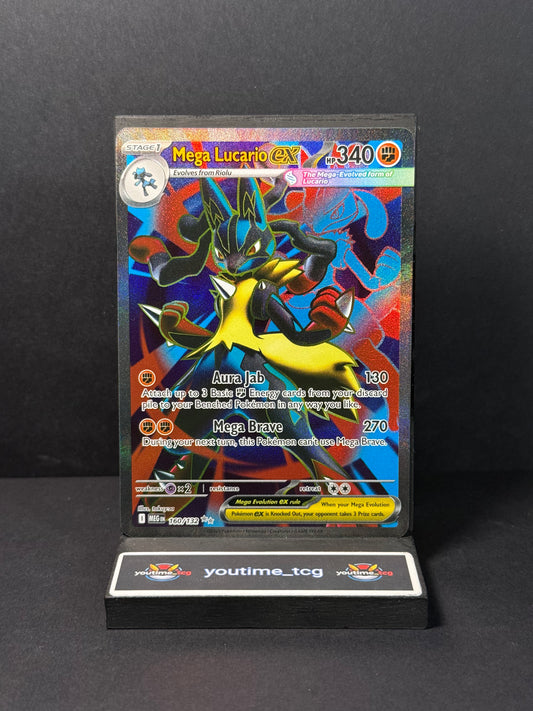 Pokémon Mega Evolution Ultra Rare Mega Lucario ex #160