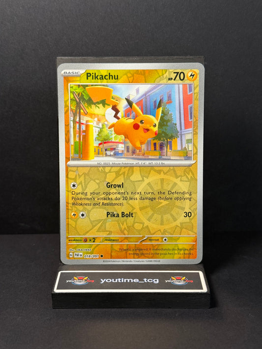 Pokémon Promo Reverse Cosmos Holo Pikachu #018 LP