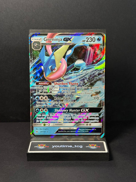 Pokémon SM Forbidden Light Ultra Rare Greninja GX #24 LP